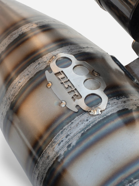 Marmitta DBR Minarelli Orizzontale - Scarico Over Trofeo 90-100cc