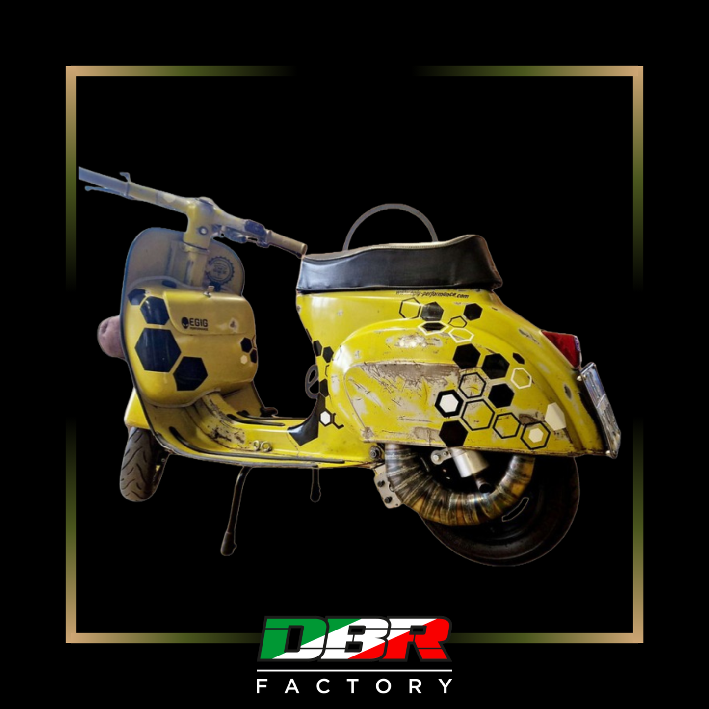 Marmitta Vespa DBR Unisex Curly - DBR Factory