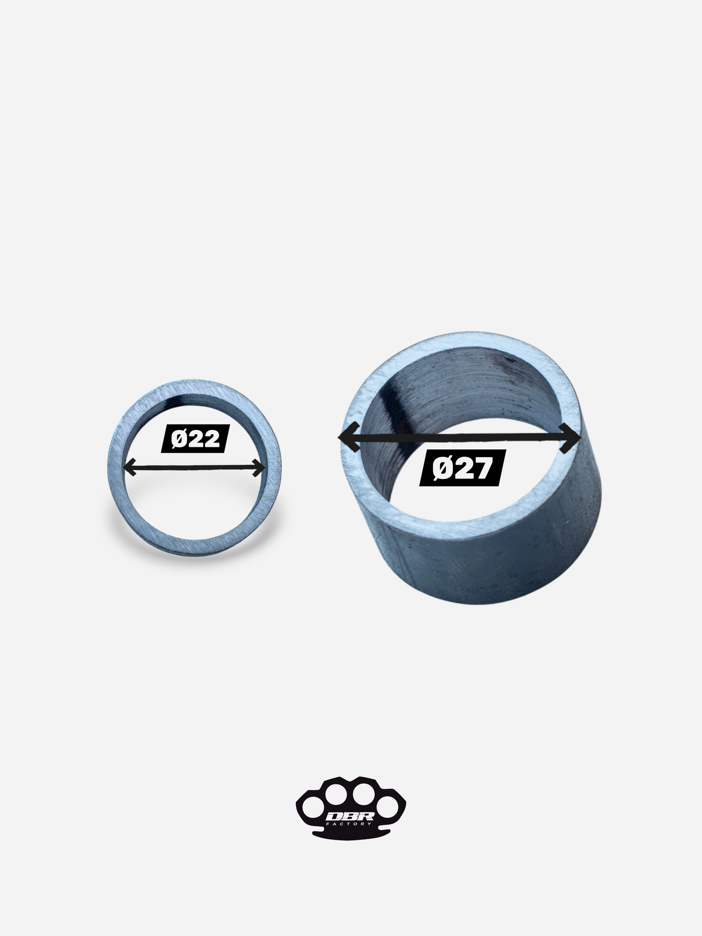 Adaptation Bushing Ø22/Ø27 Moped