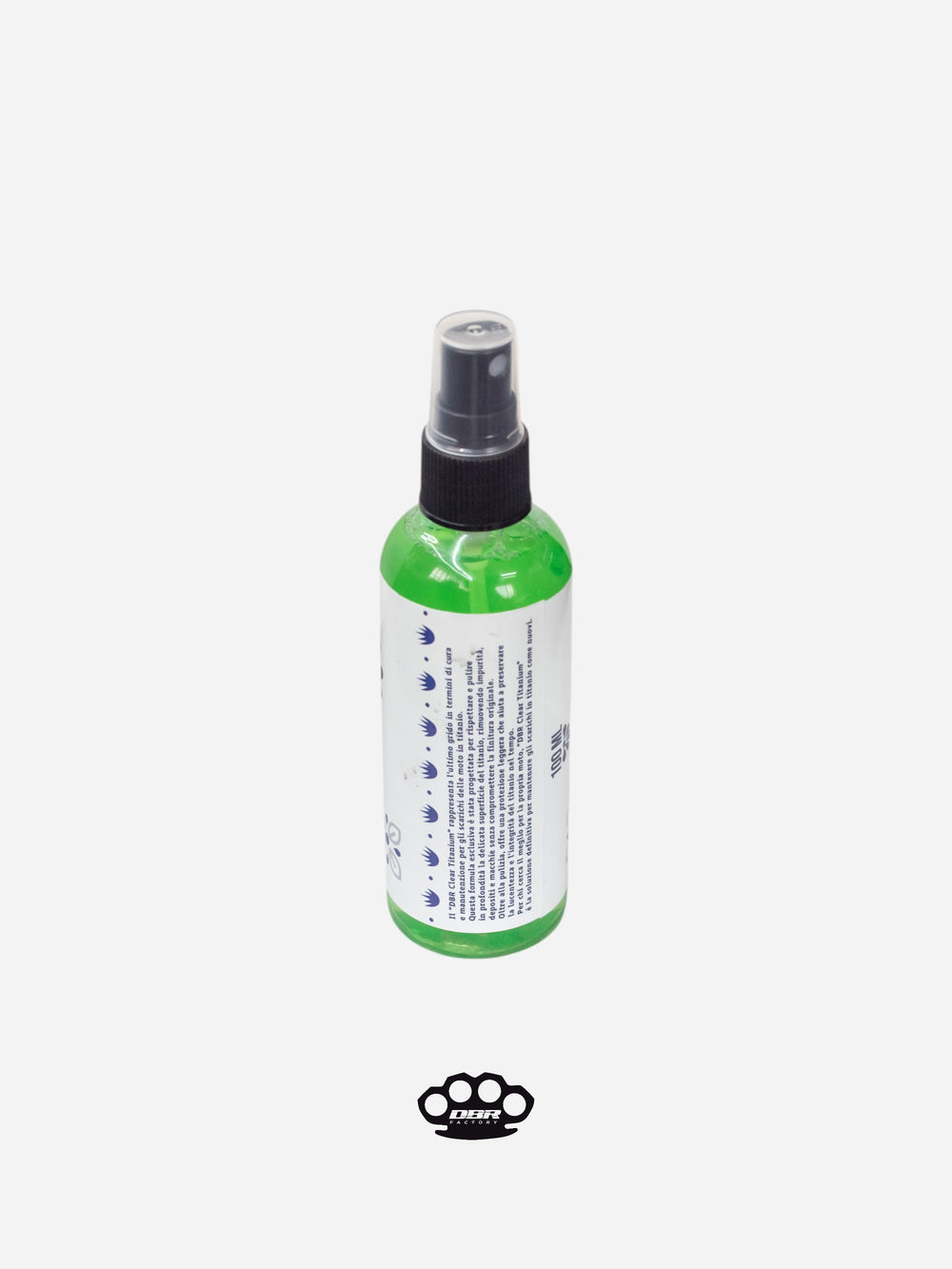DBR Clear Titanium - Reinigerspray für Auspuffe aus Titan und Stahl