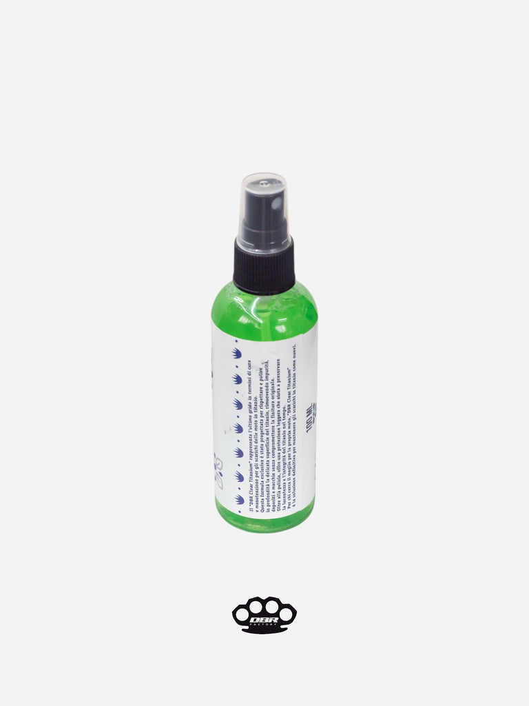 DBR Clear Titanium - Reinigerspray für Auspuffe aus Titan und Stahl