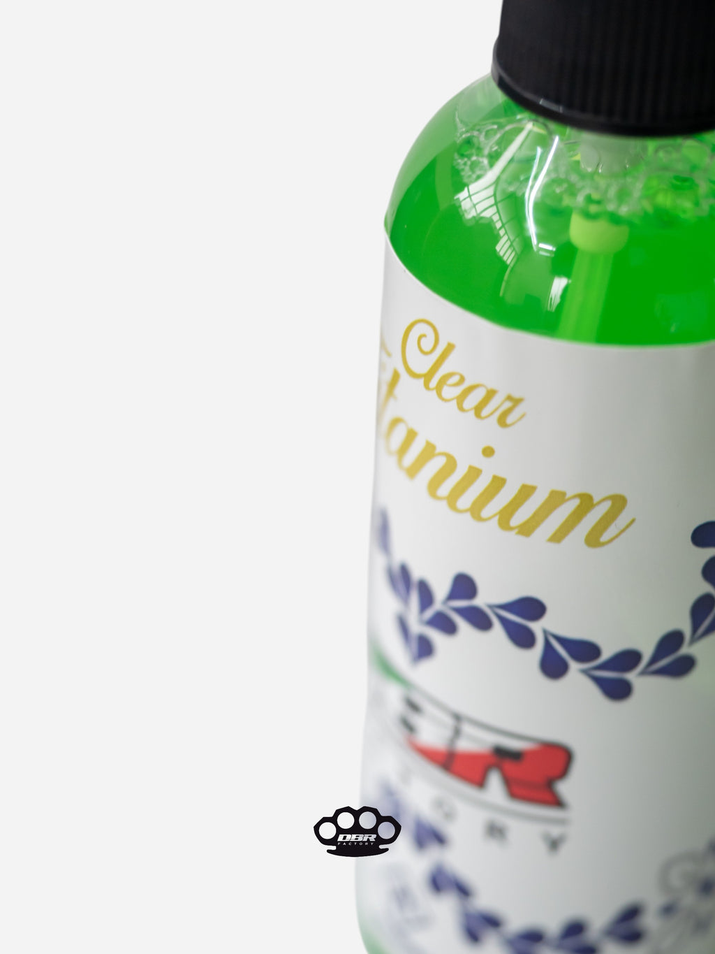 DBR Clear Titanium - Reinigerspray für Titan- und Stahl-Auspuffanlagen