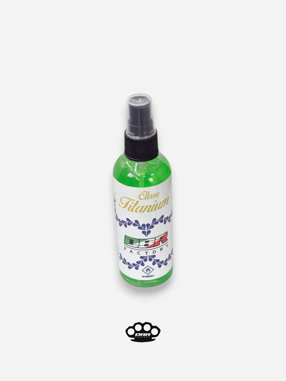 DBR Clear Titanium - Reinigerspray für Auspuffe aus Titan und Stahl