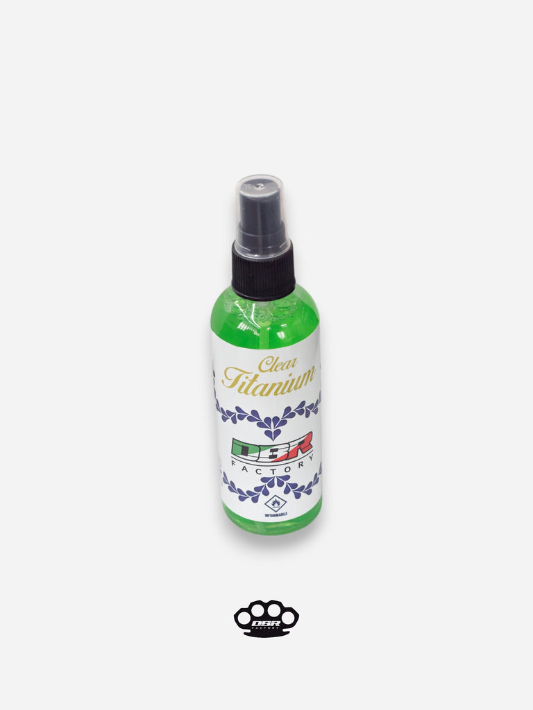 DBR Clear Titanium - Reinigerspray für Auspuffe aus Titan und Stahl