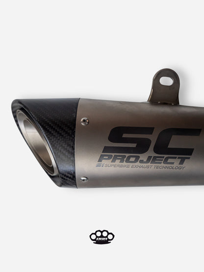 DBR Scarico Completo in Titanio DUCATI HYPERMOTARD 950 - SP 2019-2023