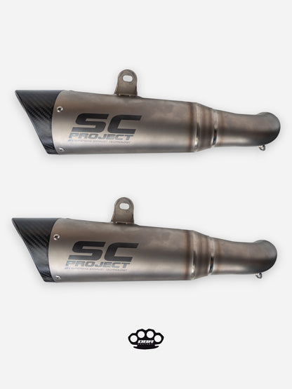 DBR Scarico Completo in Titanio DUCATI HYPERMOTARD 950 - SP 2019-2023