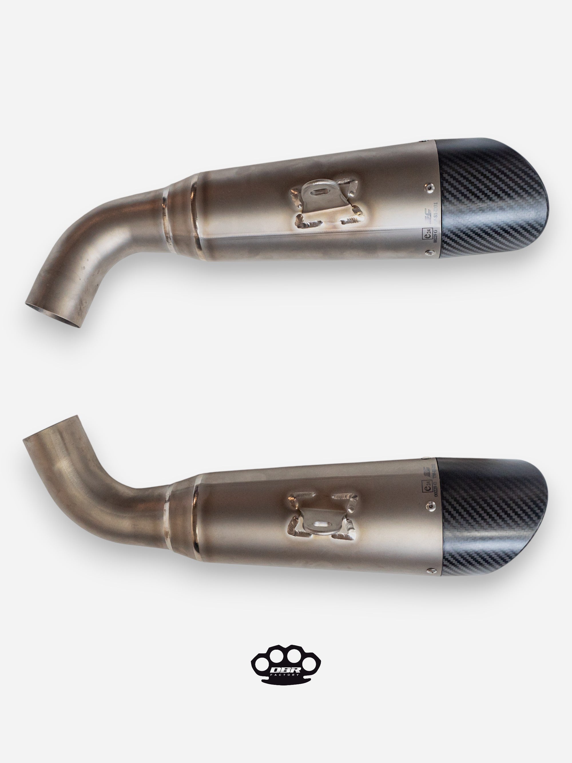 DBR Scarico Completo in Titanio DUCATI HYPERMOTARD 950 - SP 2019-2023 - DBR Factory