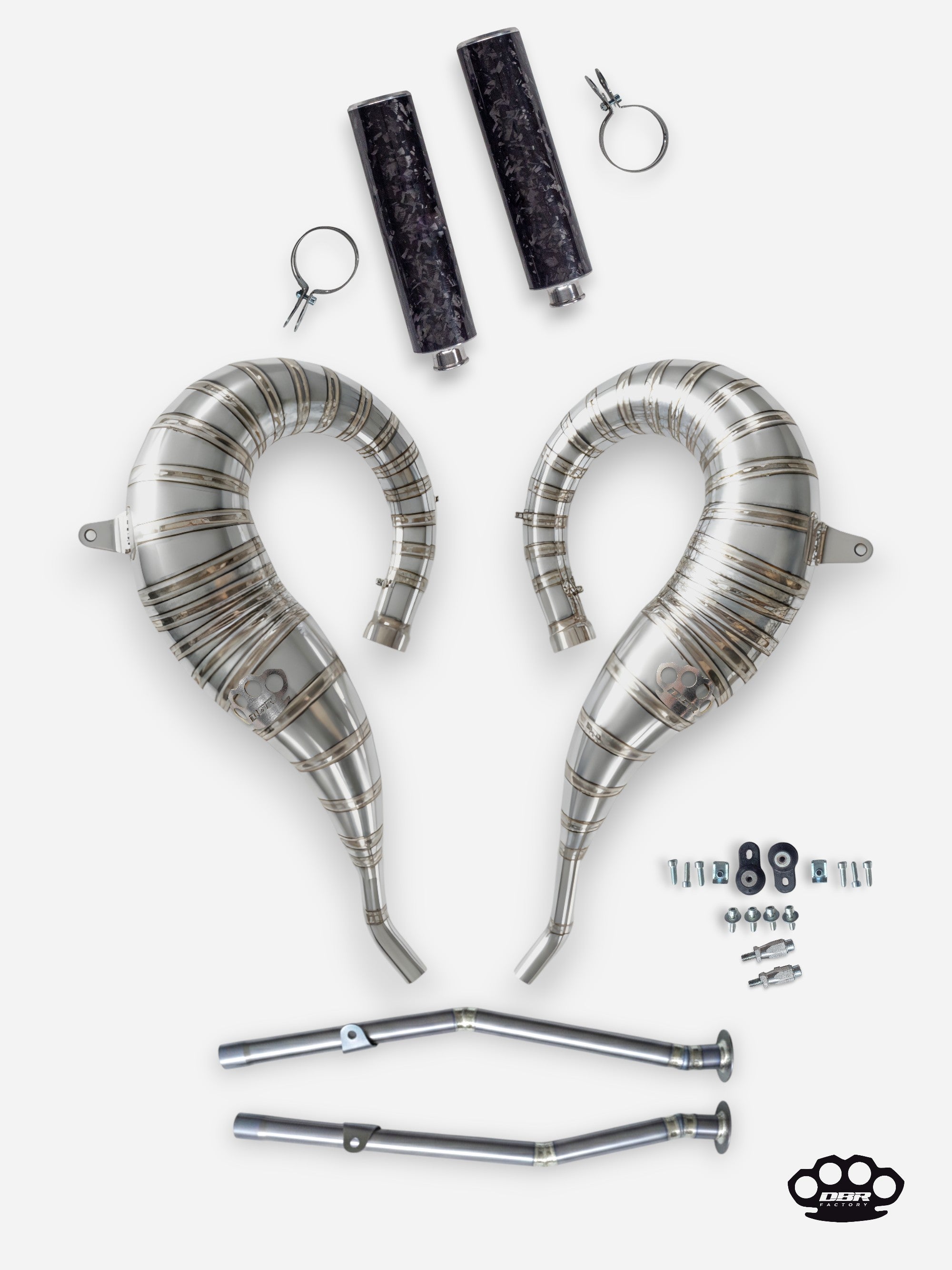 DBR Complete Titanium Exhaust for YAMAHA BANSHEE 350CC ATV 1988–2009