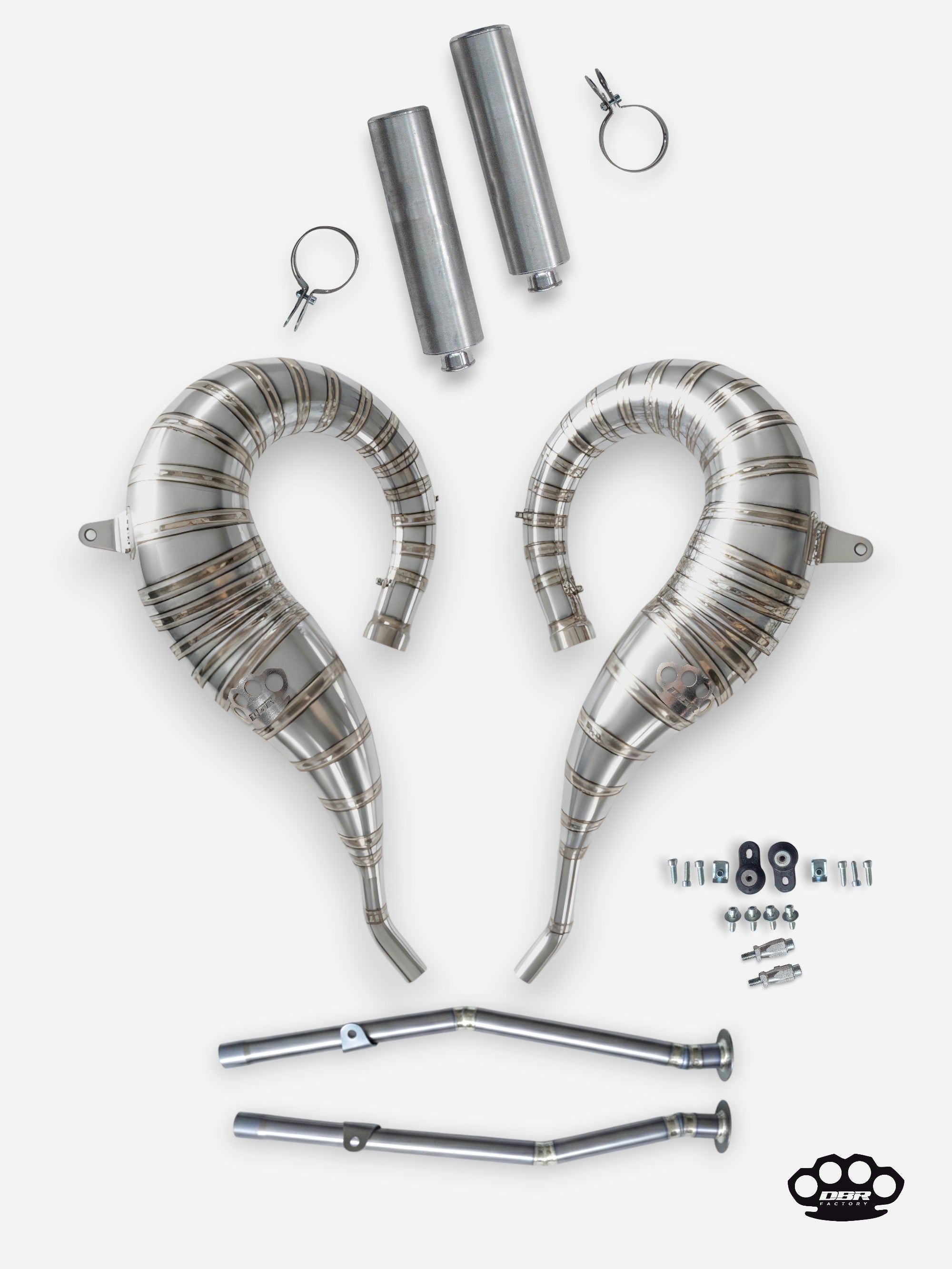 DBR Factory Titan Komplettauspuff - Yamaha Banshee 350 1988-2009 | 350cc-470cc