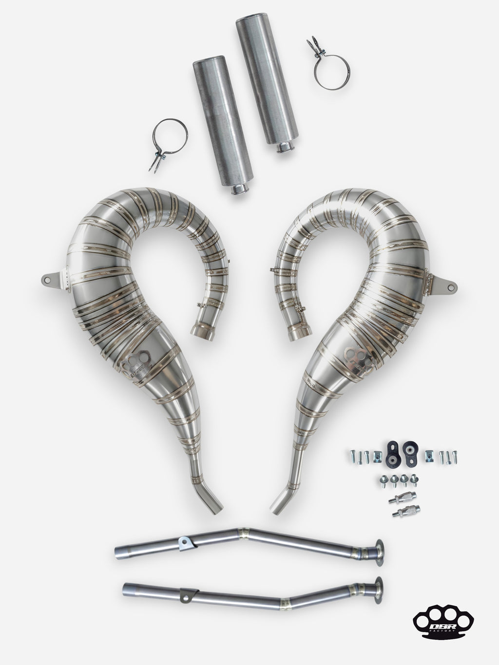 DBR Komplett-Titan-Auspuff für YAMAHA BANSHEE 350cc bis 470cc ATV 1988–2009
