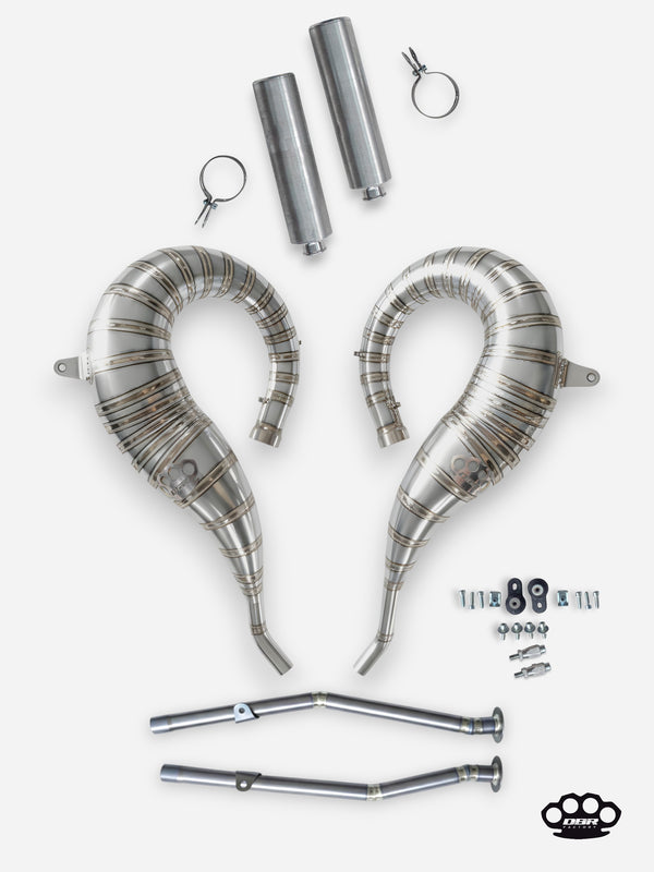 DBR Titan Komplettauspuff - Yamaha Banshee 350 1988-2009 | 350cc-470cc