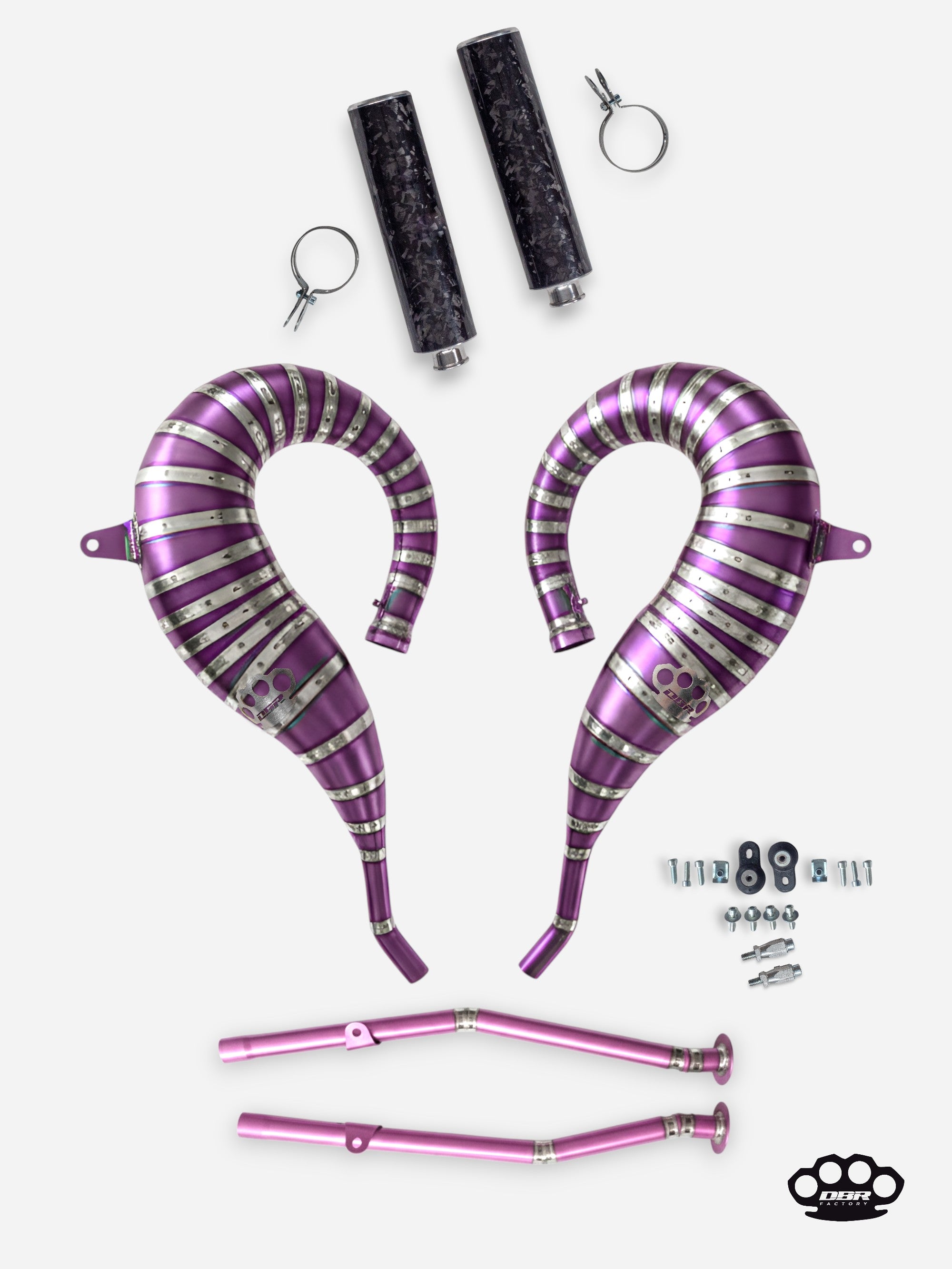 DBR Complete Titanium Exhaust for YAMAHA BANSHEE 350CC ATV 1988–2009