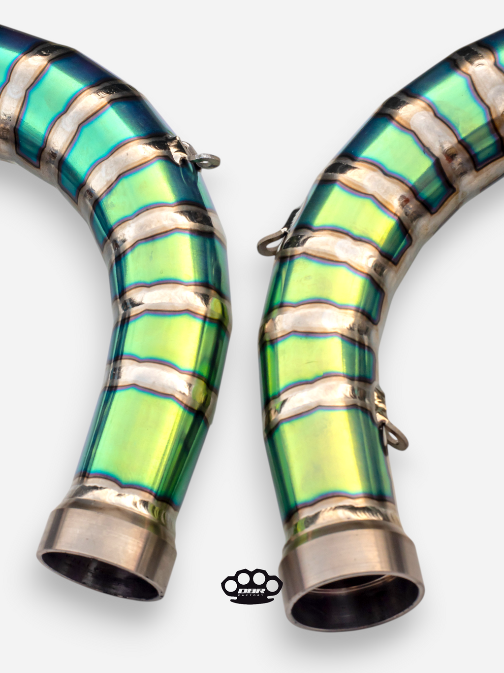 DBR Komplett-Titan-Auspuff für YAMAHA BANSHEE 350cc bis 470cc ATV 1988–2009