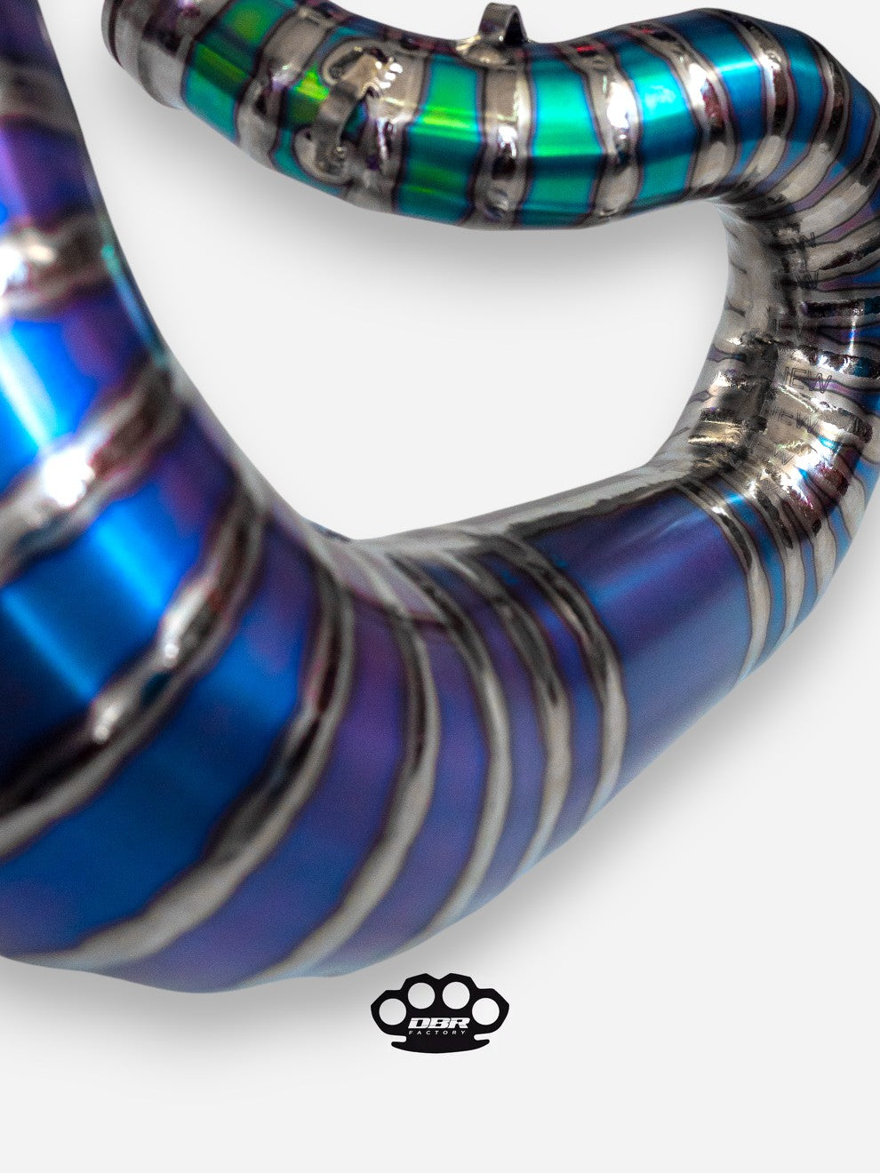 DBR Off-Road Auspuff 250/300cc Hoch Titanium