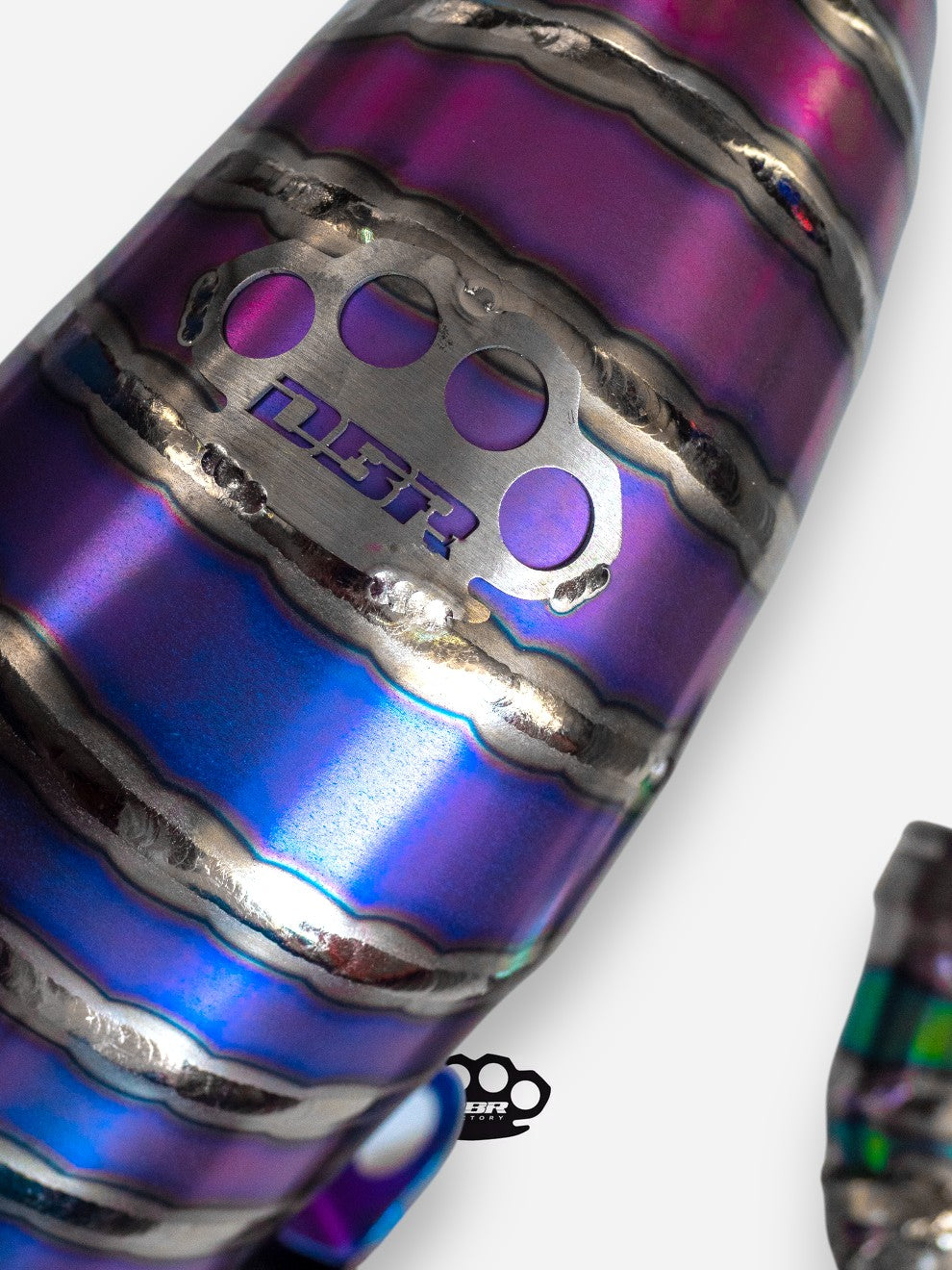 DBR Off-Road Auspuff 250/300cc Hoch Titanium