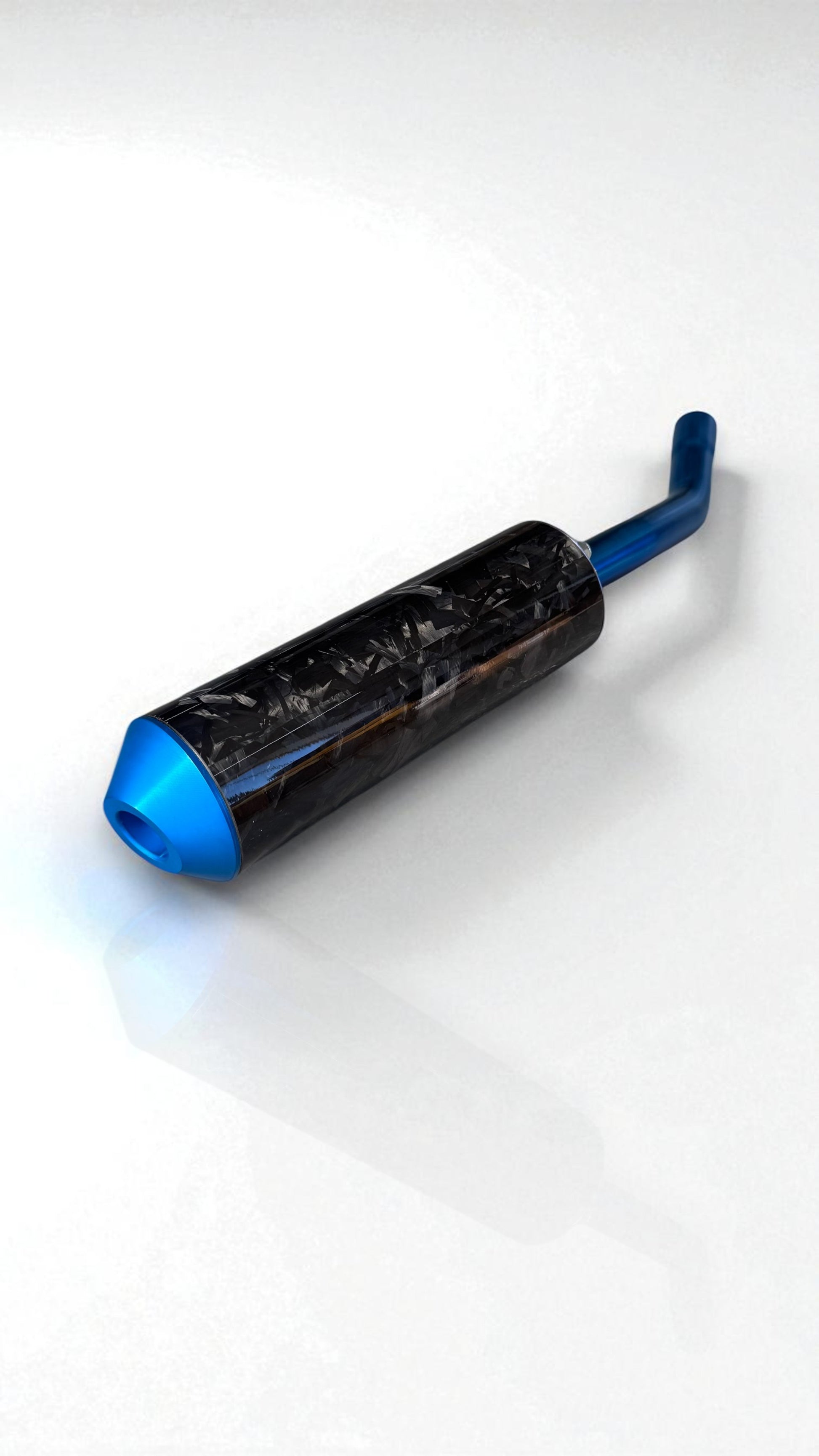 Scarico Completo DBR Off-Road Full Titanium Blue - TM FI SMR 125cc 2020/2025 - DBR Factory