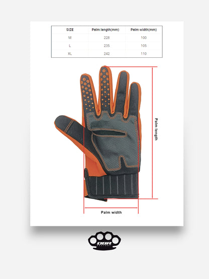 DBR Winter Touch Pro - Guanti Da Moto Invernali in Neoprene
