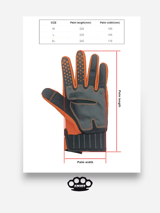 DBR Winter Touch Pro - Winter Motorcycle Gloves in Neoprene