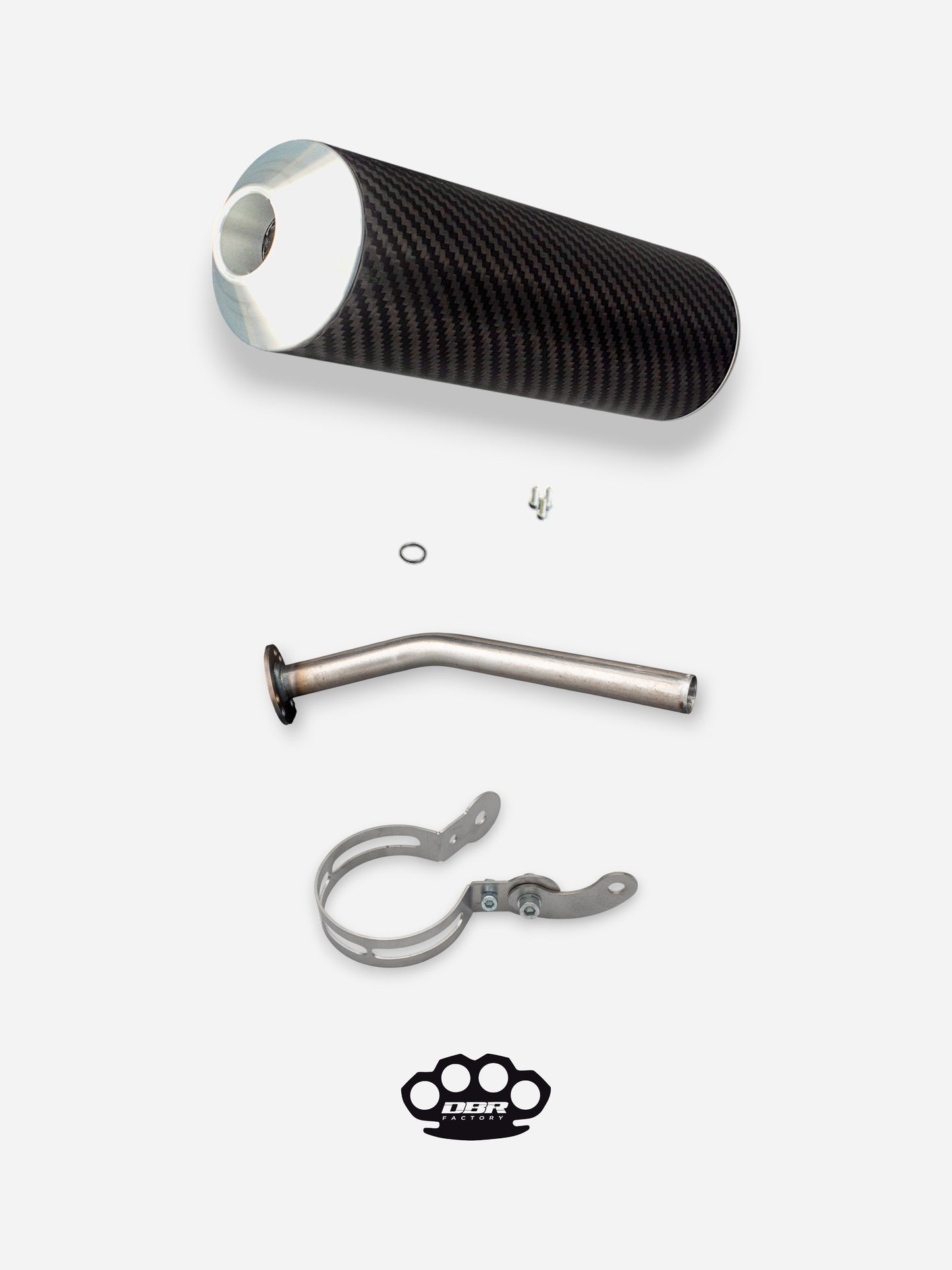 Kit Schalldämpfer DBR 50/100cc Hoher Durchgang