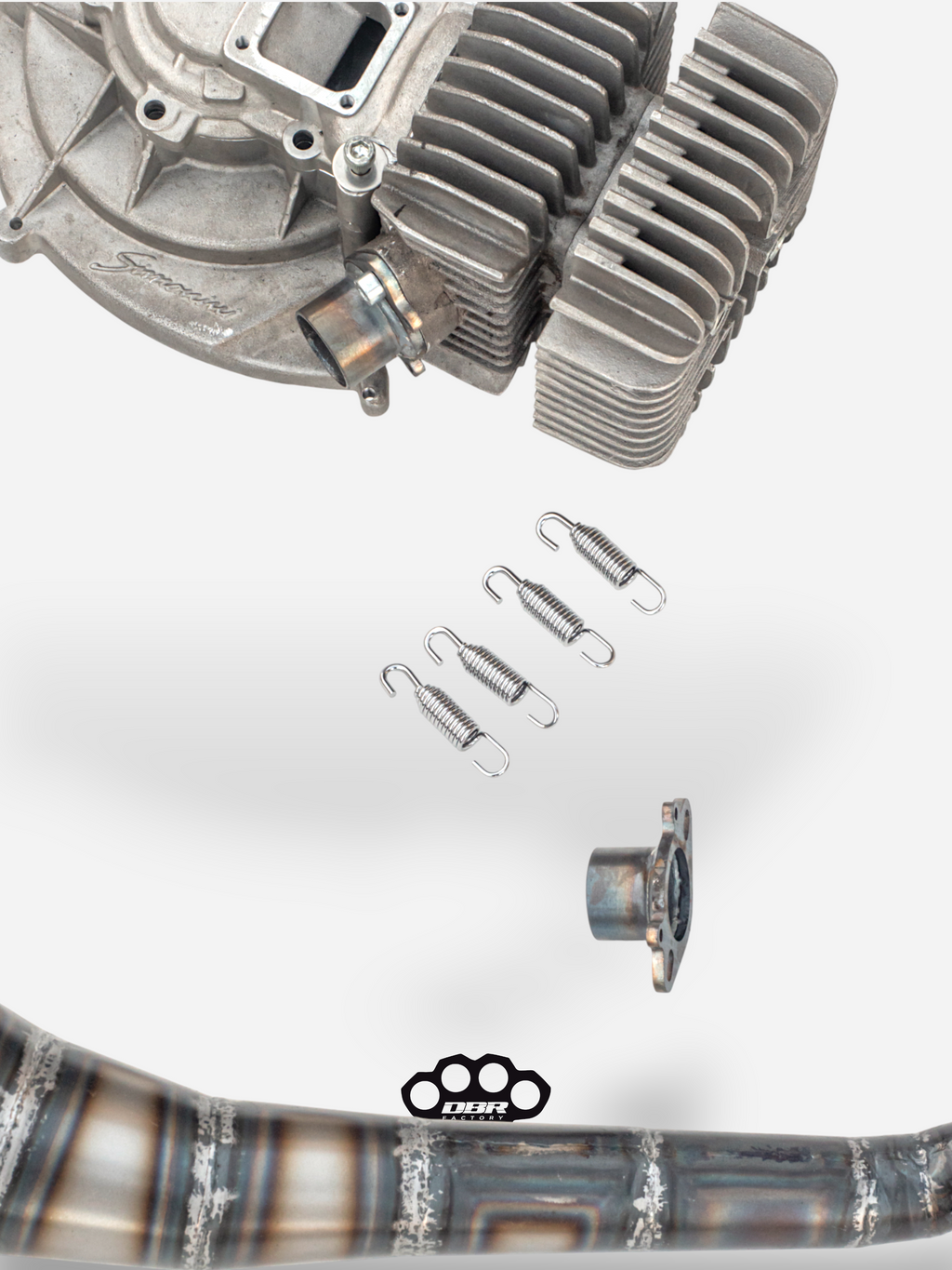 Marmitta DBR GP01 per Simonini 4P – Gruppi Termici Scooter - DBR Factory