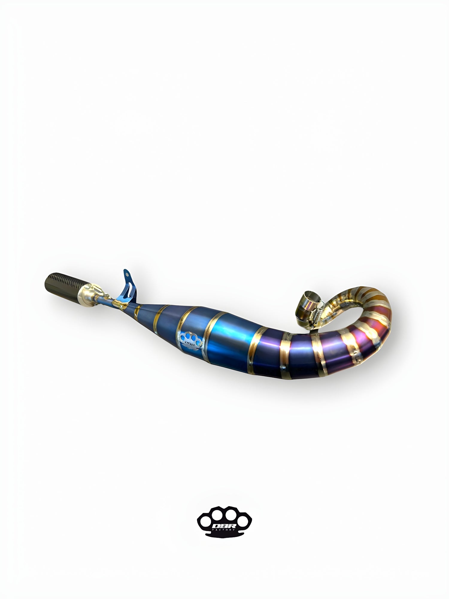 DBR GP04 Multicolor Titan Auspuff - Moped Vespa und Gilera