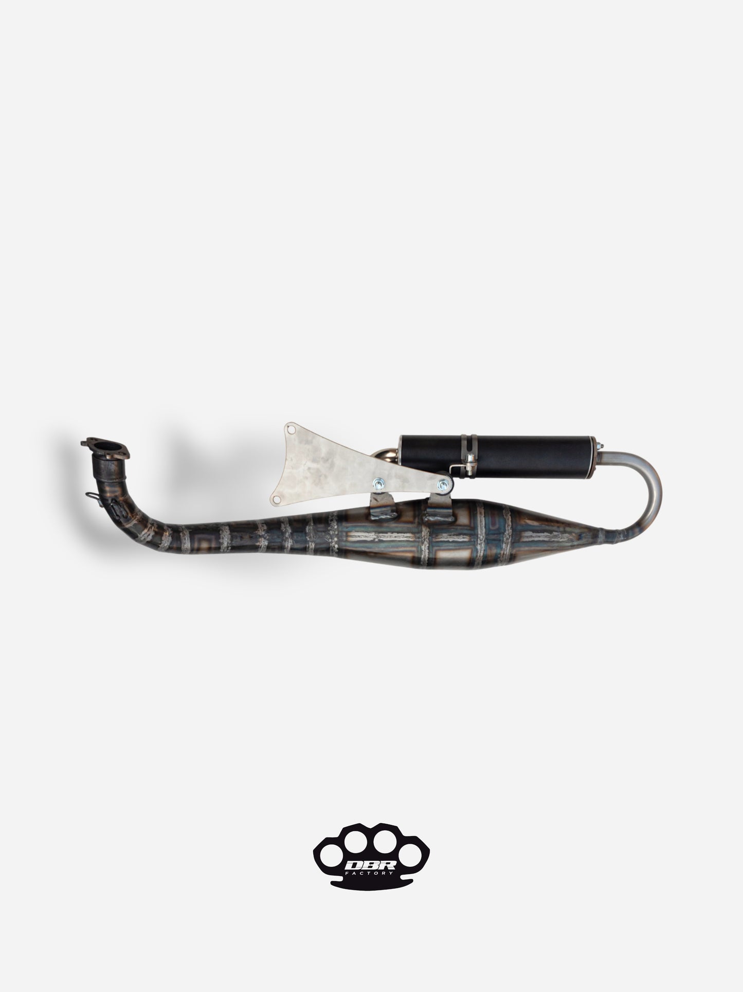 Marmitta DBR Minarelli Orizzontale - Zwischenrohr Auspuff 70cc