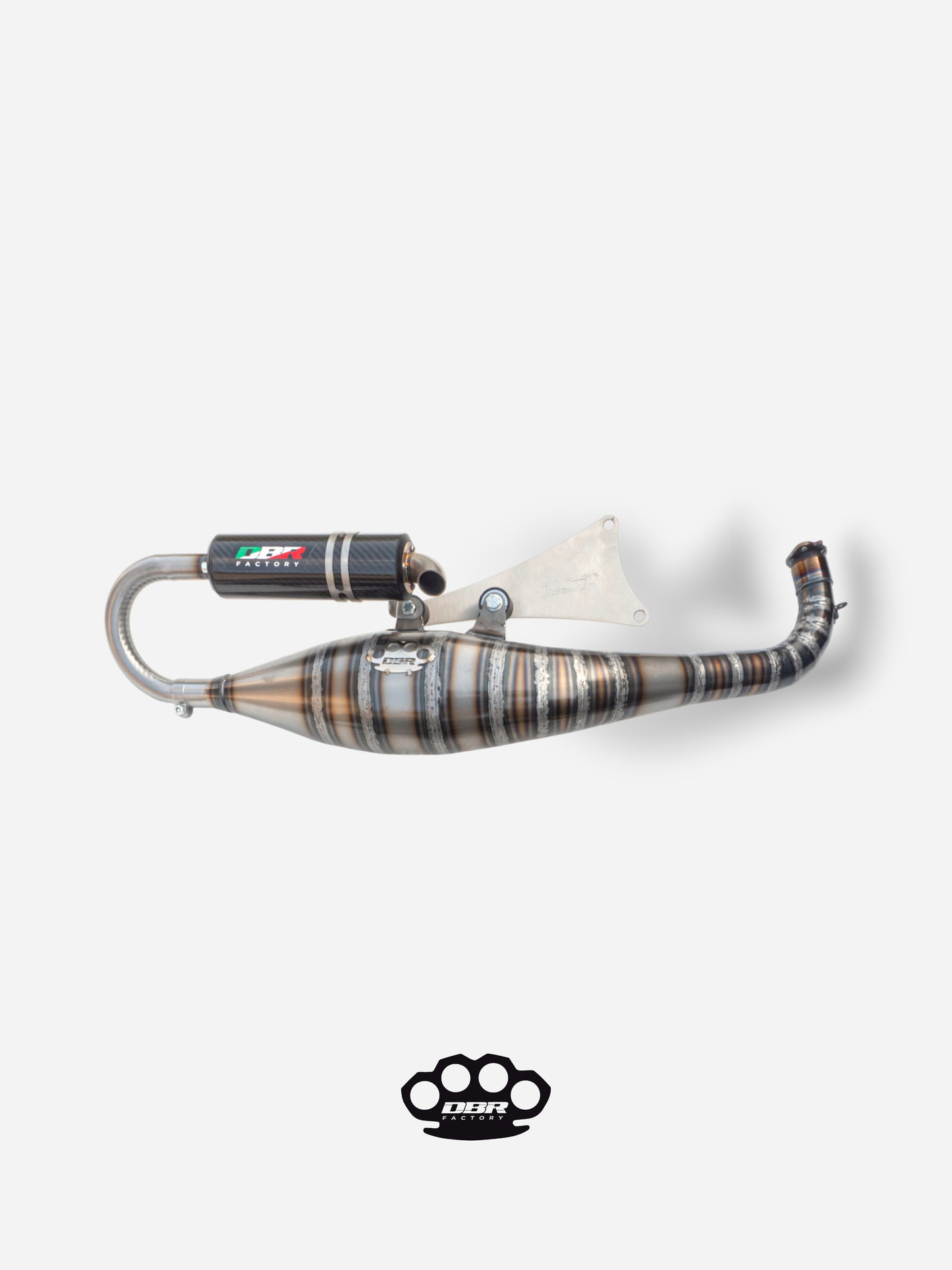 Marmitta DBR Minarelli Orizzontale - Scarico Over Trofeo 90-100cc