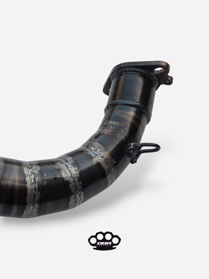 Marmitta DBR Minarelli Orizzontale - Scarico Over Trofeo 90-100cc