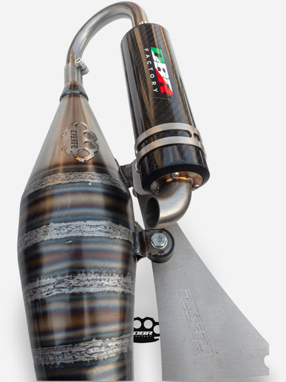 Marmitta DBR Minarelli Orizzontale - Trofeo Auspuff 70-89cc