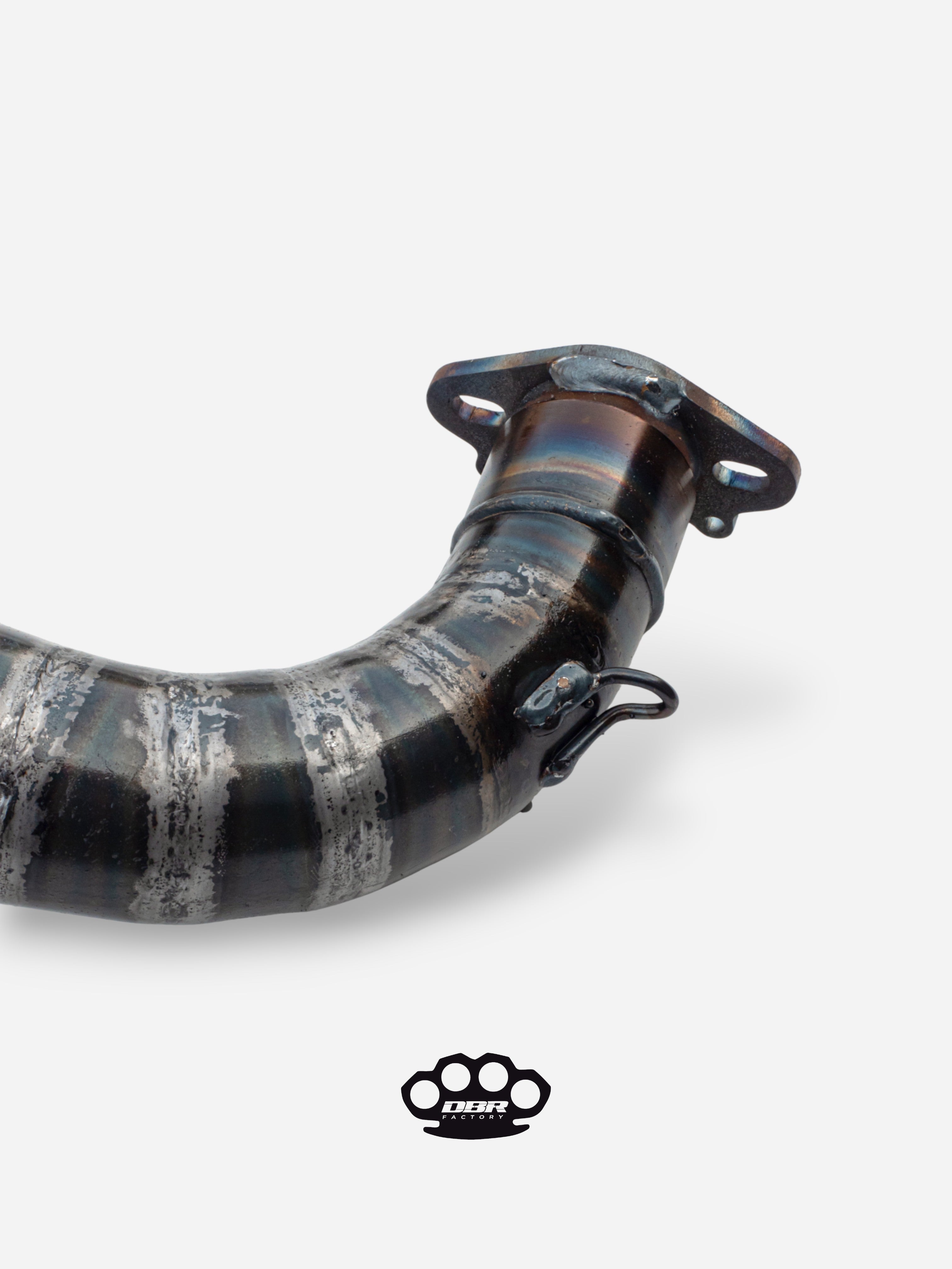 Marmitta DBR Minarelli Orizzontale - Scarico Trofeo 70-89cc - DBR Factory