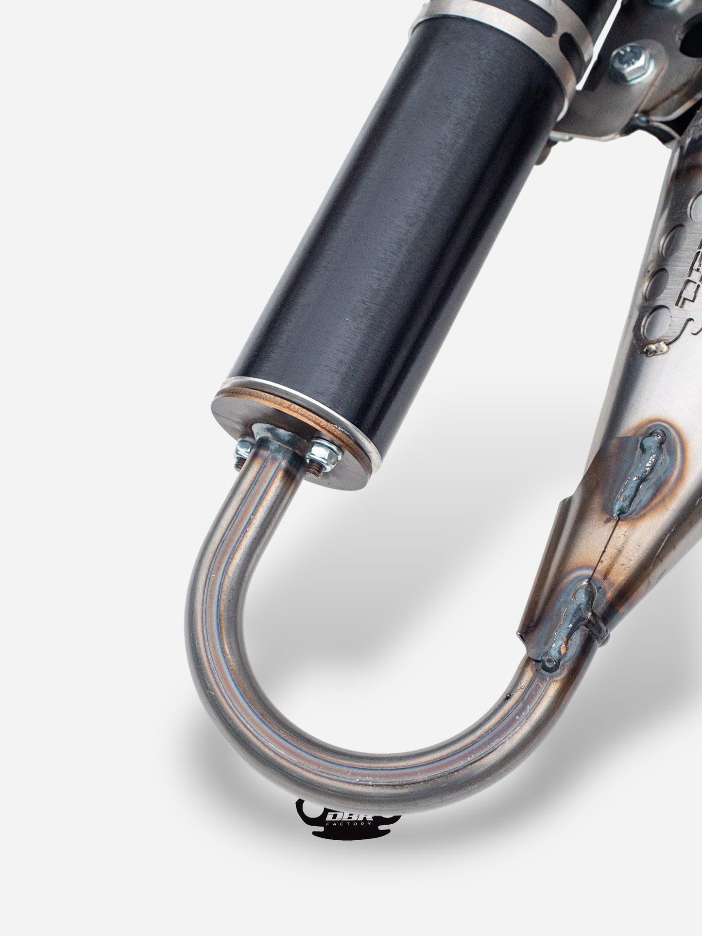 Auspuff DBR Minarelli Vertikal Basis - MBK Booster Spirit, Next Generation und Stunt - Yamaha Zuma und Slider