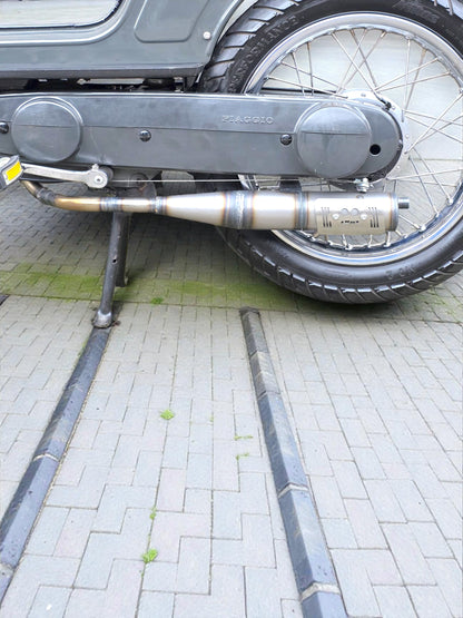 Marmitta DBR Silente - Auspuff Links Piaggio Boxer