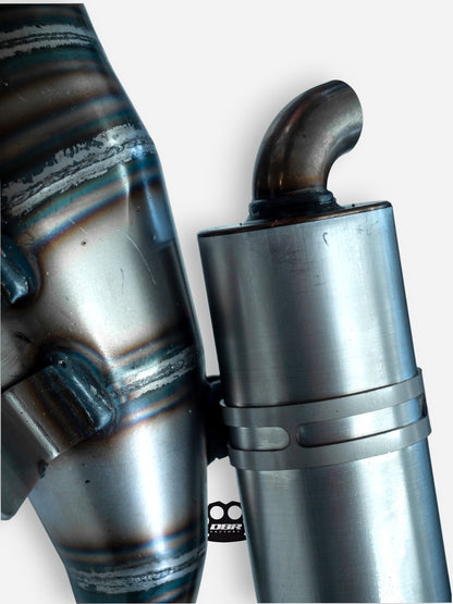 Racing Expansionsauspuff DBR VIPER für Vespa 50 - 90 - Special L N R - 125 Primavera ET3