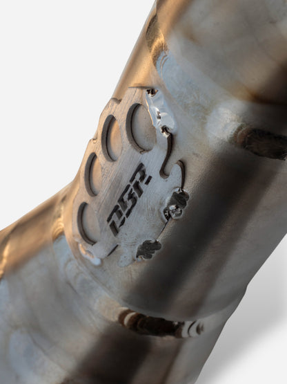 DBR 4T Titanium Exhaust Manifold - KTM 450-530 (2008-2016), Husqvarna 450 FE/FC (2014-2016), Husaberg 450 FE/FC (2009-2014)