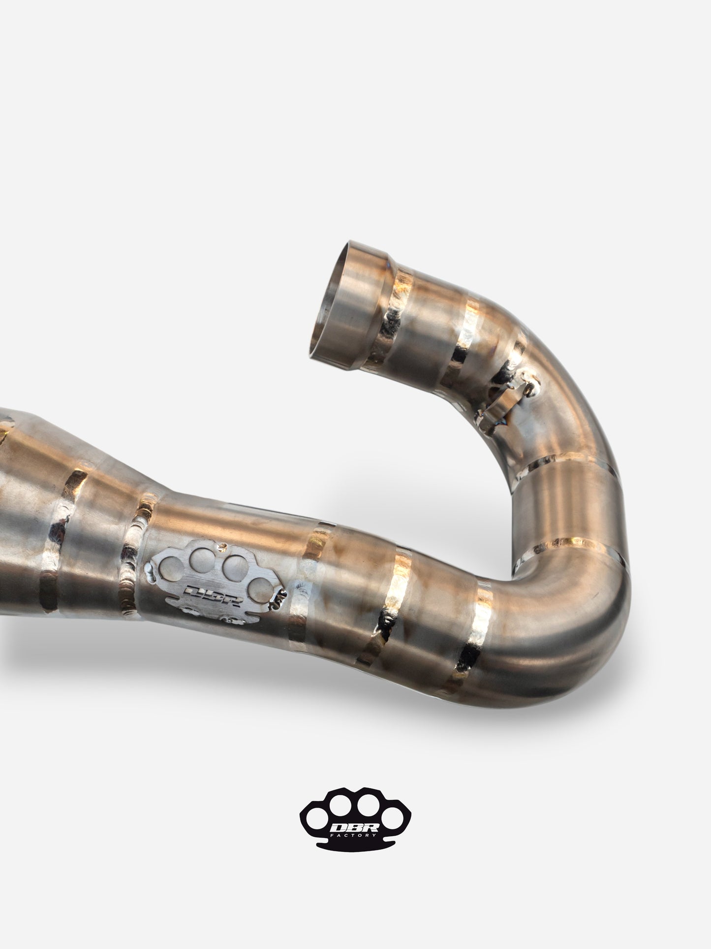 DBR 4T Titanium Exhaust Manifold - KTM 450-530 (2008-2016), Husqvarna 450 FE/FC (2014-2016), Husaberg 450 FE/FC (2009-2014)