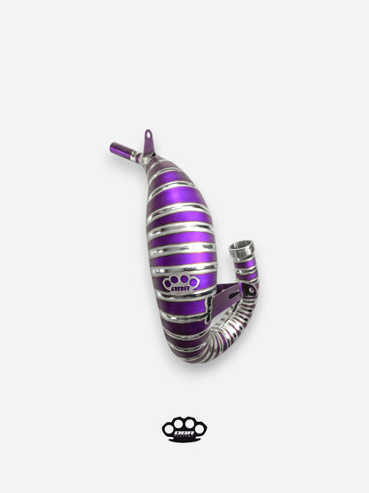 DBR Off-Road Exhaust 125/150cc Titanium High - Belly