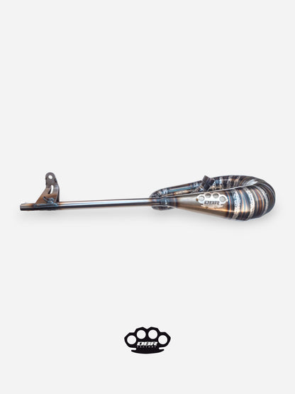 DBR Classic Moped Exhaust – Integrated Silencer