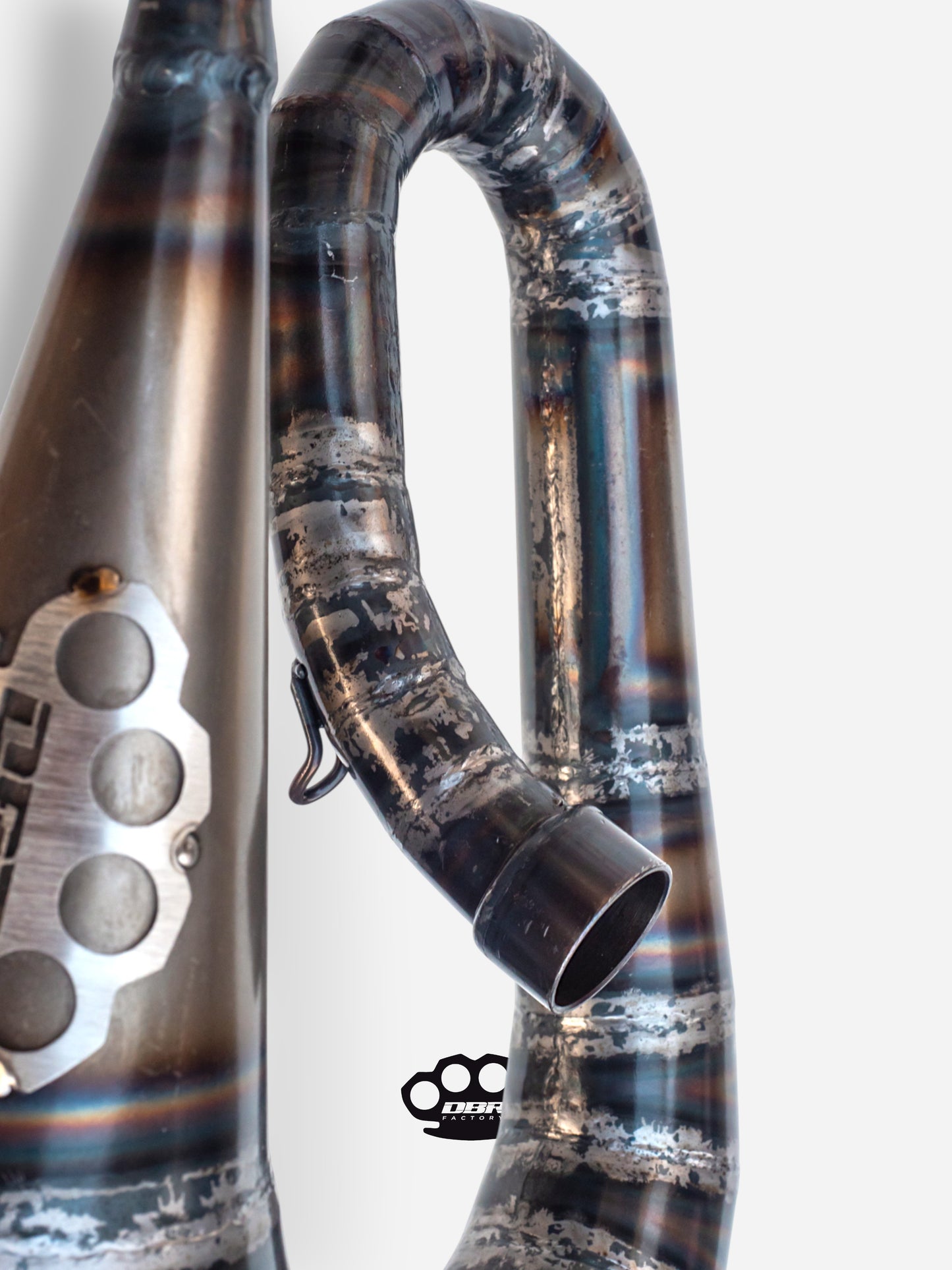 DBR Classic Moped Exhaust – Integrated Silencer