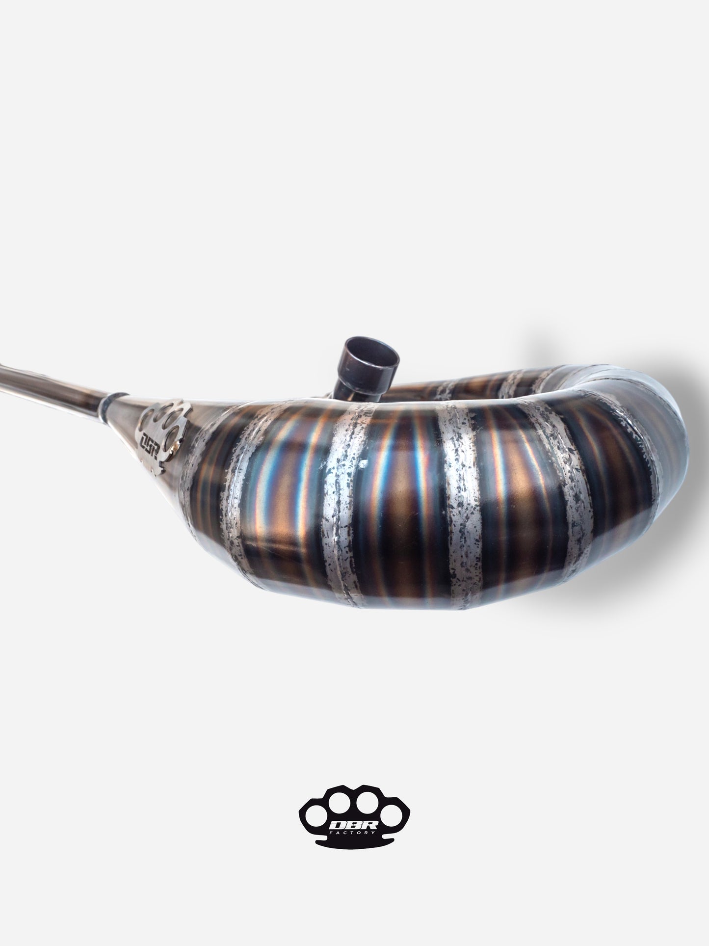 DBR Classic Moped Exhaust – Integrated Silencer