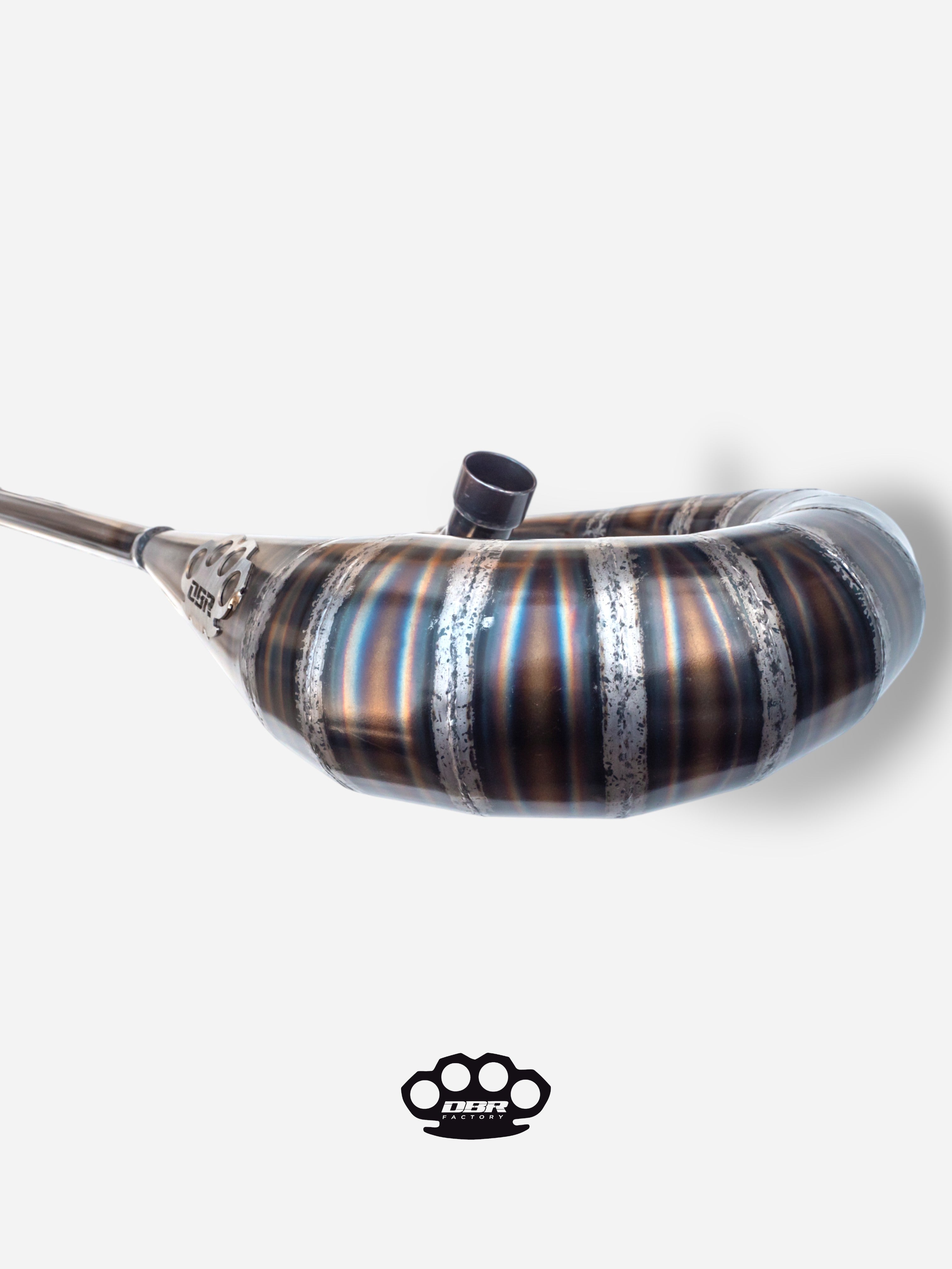 DBR Classic Moped Auspuff – Integrierter Schalldämpfer