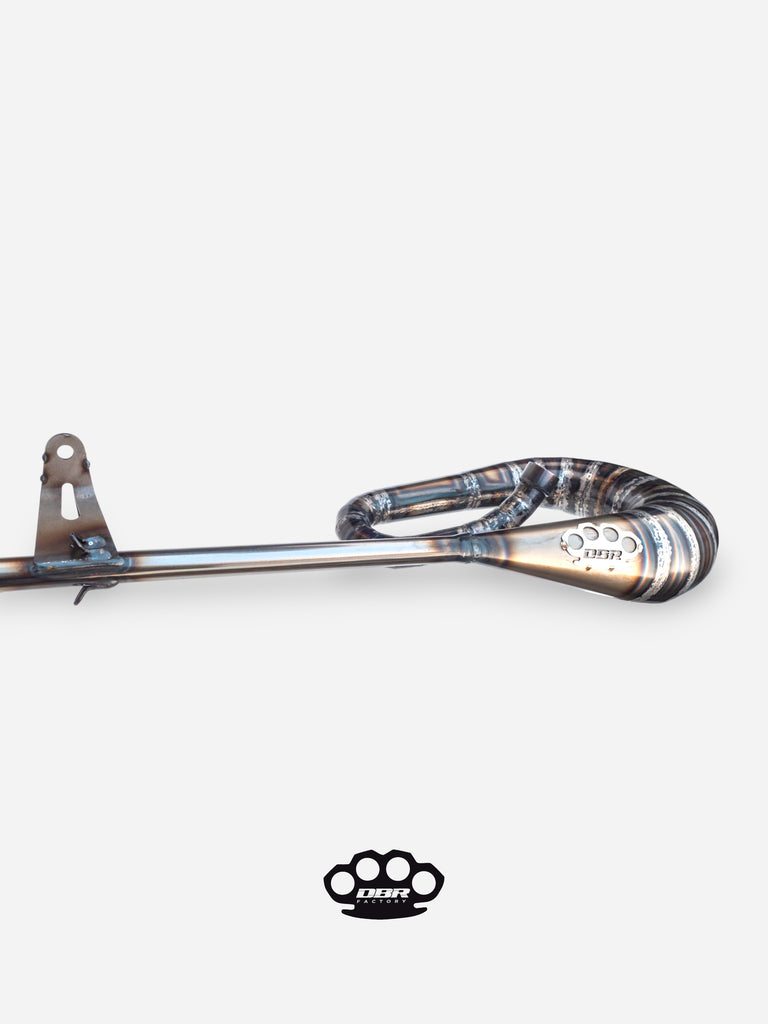 DBR Classic Moped Auspuff – Integrierter Schalldämpfer