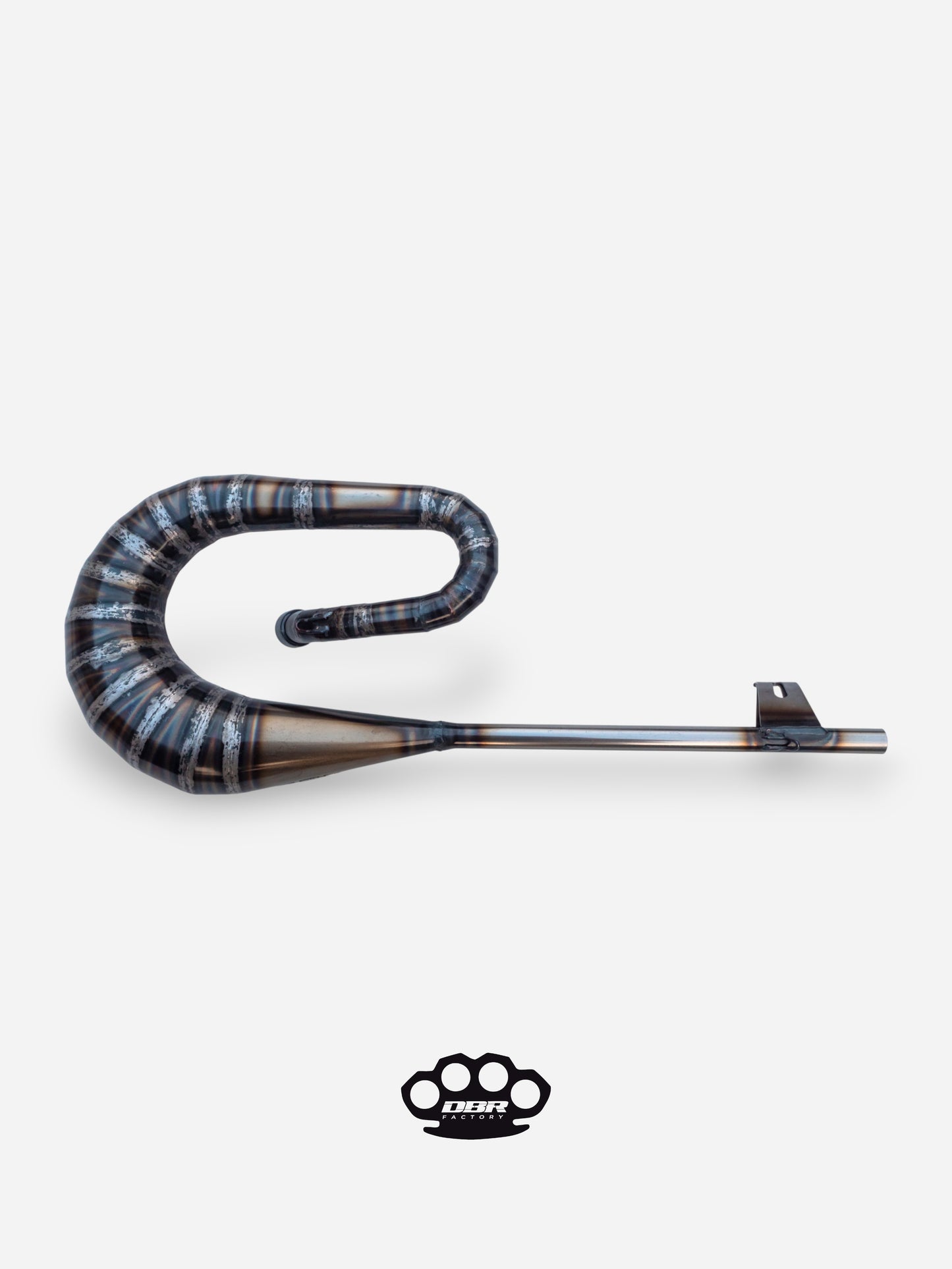 DBR Classic Moped Exhaust – Integrated Silencer