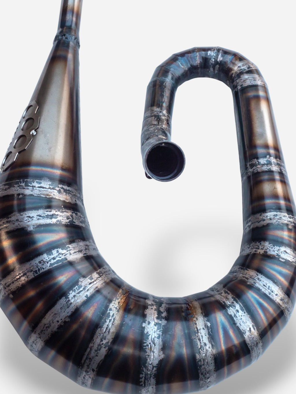 DBR Classic Moped Auspuff – Integrierter Schalldämpfer