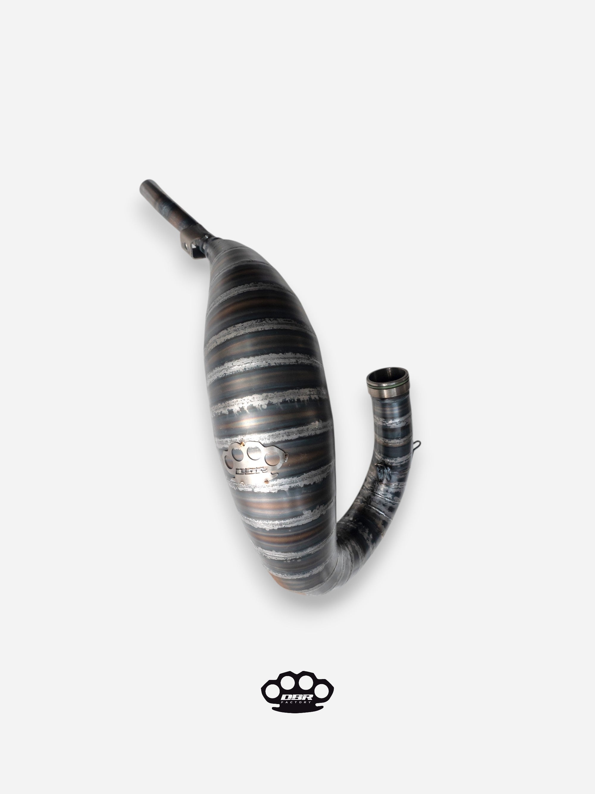 DBR Off-Road Auspuff 125/150cc Hoch - Bauch