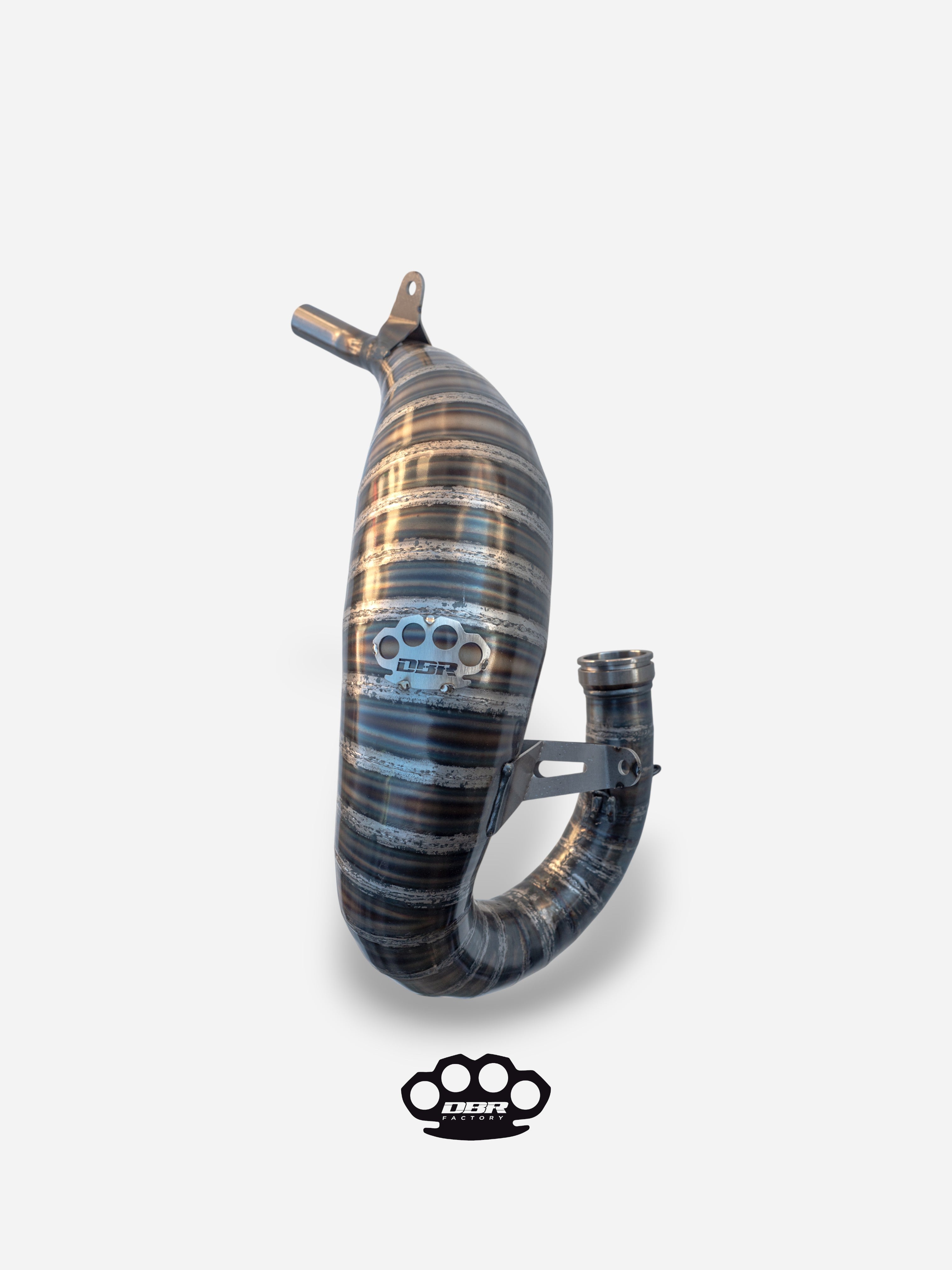 DBR Off-Road Auspuff 125/150cc Hoch - Bauch