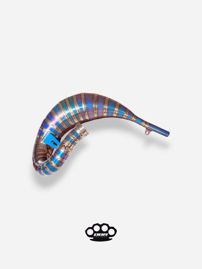 DBR Off-Road Exhaust 125/150cc Titanium High - Belly