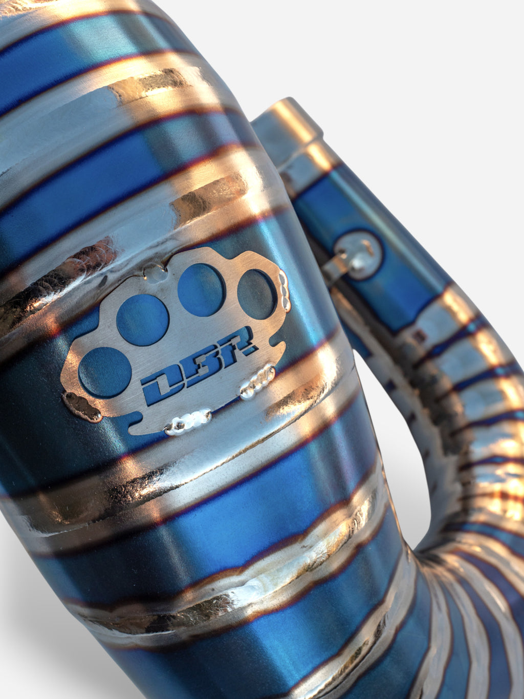 DBR Off-Road Exhaust 125/150cc High Titanium - Belly