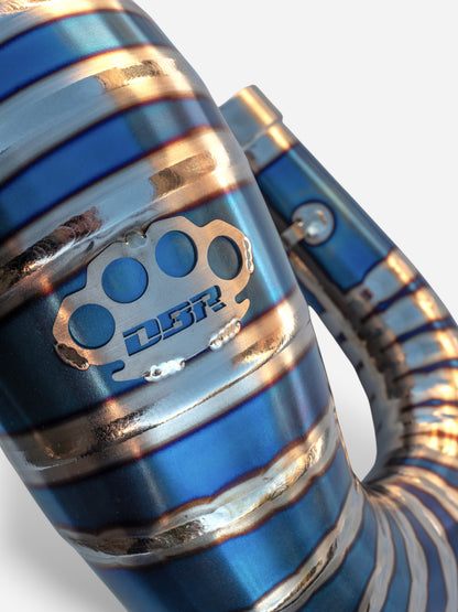 DBR Off-Road Exhaust 125/150cc Titanium High - Belly