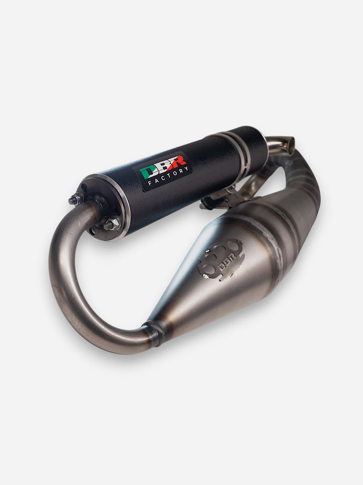 Marmitta DBR Minarelli Orizzontale - Scarico Base 50-70cc - DBR Factory