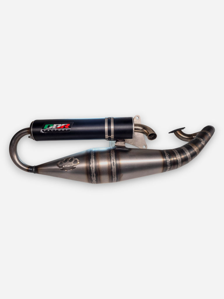 Marmitta DBR Minarelli Orizzontale - Scarico Base 50-70cc - DBR Factory